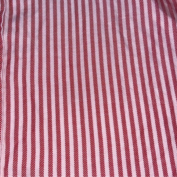 Men’s Michael Kors Red & Pink Herringbone Button Down Cotton Shirt - Large - Picture 8 of 11